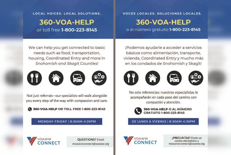 VOAWW Launches 'Connect' Hotline to Aid Skagit and Snohomish County Residents with Essential Services