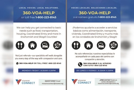 VOAWW Launches 'Connect' Hotline to Aid Skagit and Snohomish County Residents with Essential Services