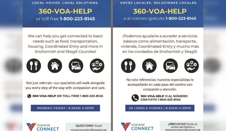 VOAWW Launches 'Connect' Hotline to Aid Skagit and Snohomish County Residents with Essential Services