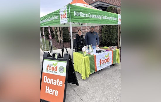Wake Forest Police Join Forces with NCFST for Canned Food Drive at Local Texas Roadhouse