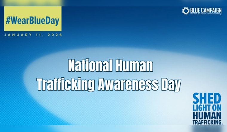 Waukesha County Sheriff's Department Rallies Community Against Human Trafficking on National Awareness Day
