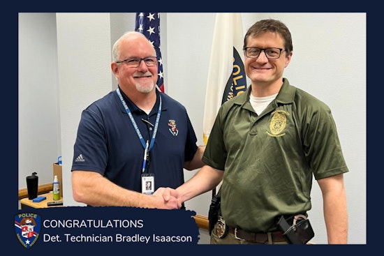 Wauwatosa Detective Bradley Isaacson Promoted to Specialist in Digital Evidence