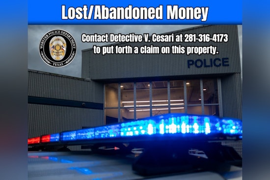 Webster Police Department Becomes Unintended Lost and Found, Seeking Owner of Abandoned Cash