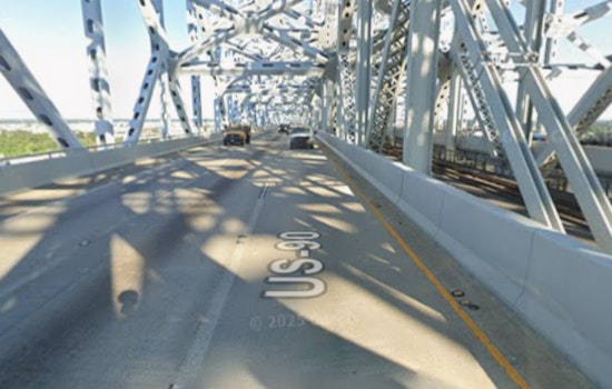 Weekend Delays Expected on Huey P. Long Bridge in Louisiana Due to Repair Work