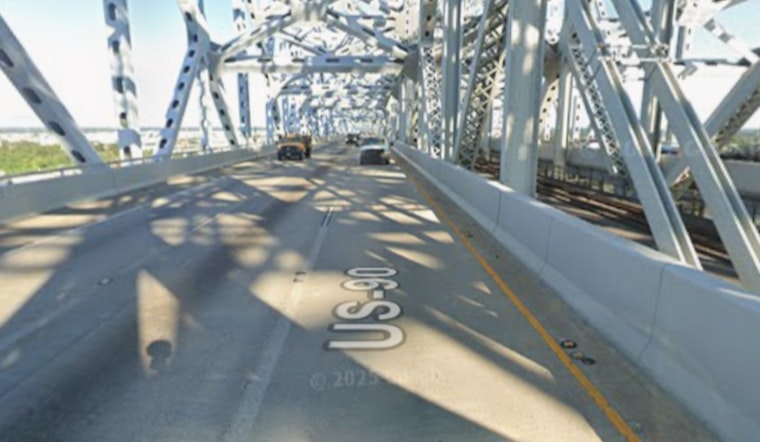 Weekend Delays Expected on Huey P. Long Bridge in Louisiana Due to Repair Work
