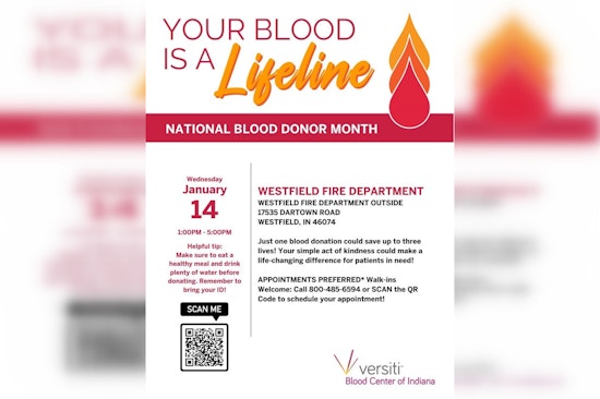Westfield Police Department Calls on Residents to Donate Blood in Support of Fire Department's Life-Saving Mission