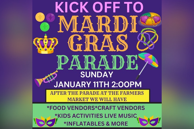 Westwego Gears Up for Mardi Gras Festivities with Parade and Market Extravaganza