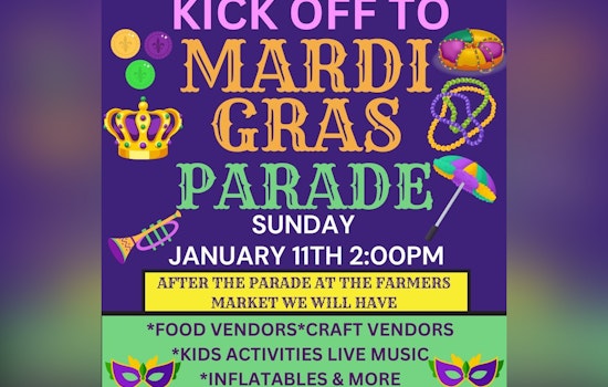 Westwego Gears Up for Mardi Gras Festivities with Parade and Market Extravaganza