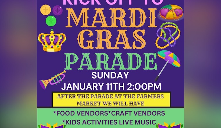 Westwego Gears Up for Mardi Gras Festivities with Parade and Market Extravaganza
