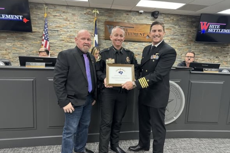 White Settlement Police Department Honored for Commitment to Veteran Employment by Texas Commissions