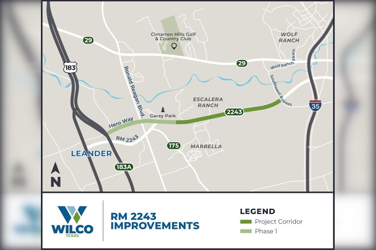 Williamson County Starts $132M Hero Way Expansion From Leander To Georgetown