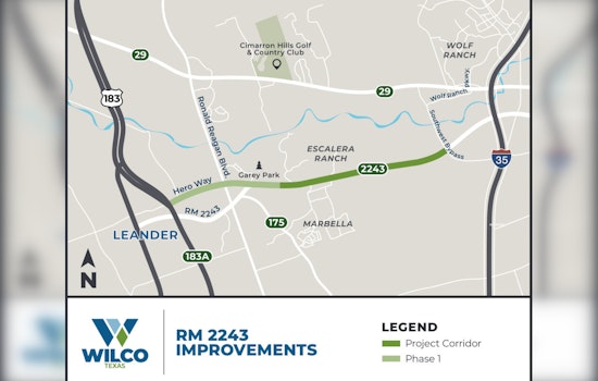 Williamson County Starts $132M Hero Way Expansion From Leander To Georgetown