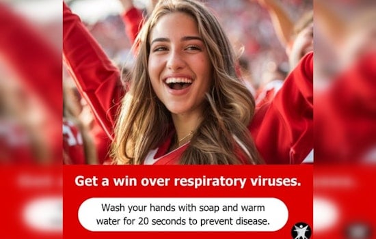 Wisconsin Health Department Partners with Badgers to Promote Handwashing in Battle Against Respiratory Illnesses
