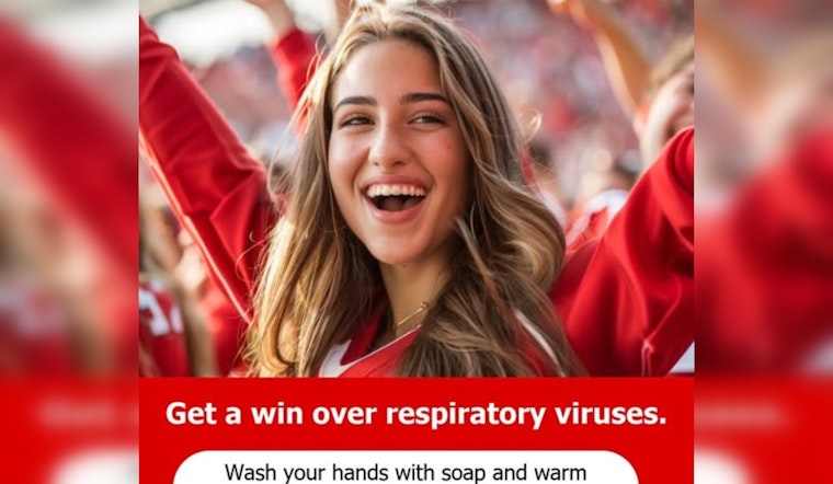 Wisconsin Health Department Partners with Badgers to Promote Handwashing in Battle Against Respiratory Illnesses