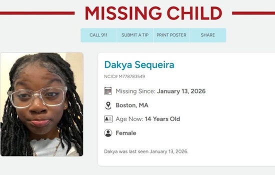 Worcester Police Department Seeks Public's Help in Locating Missing Teen Dakya Sequeira