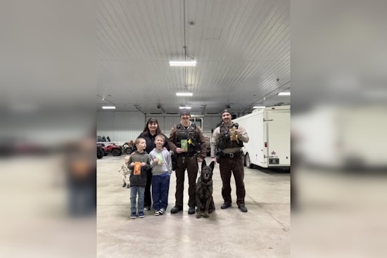 Wright County K9 Unit Receives Generous Donation of Dog Treats from Local Family