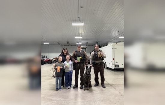 Wright County K9 Unit Receives Generous Donation of Dog Treats from Local Family