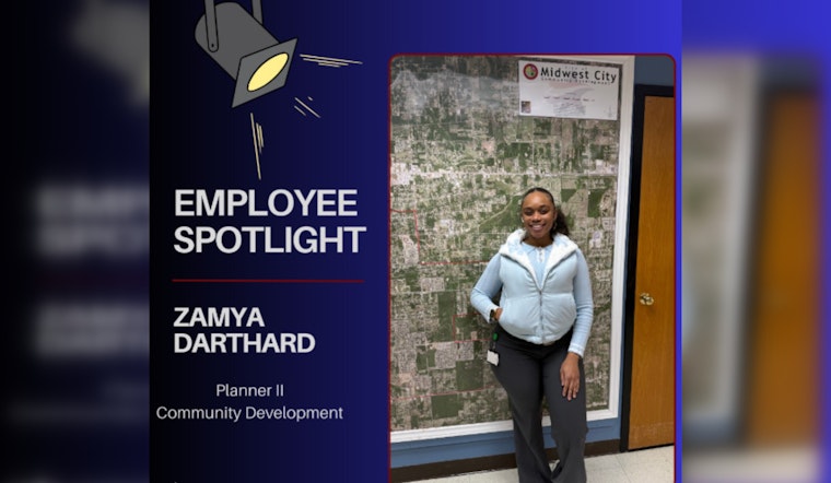 Zamya Darthard Shines as New Planner II for Midwest City, Fostering Development and Community Engagement