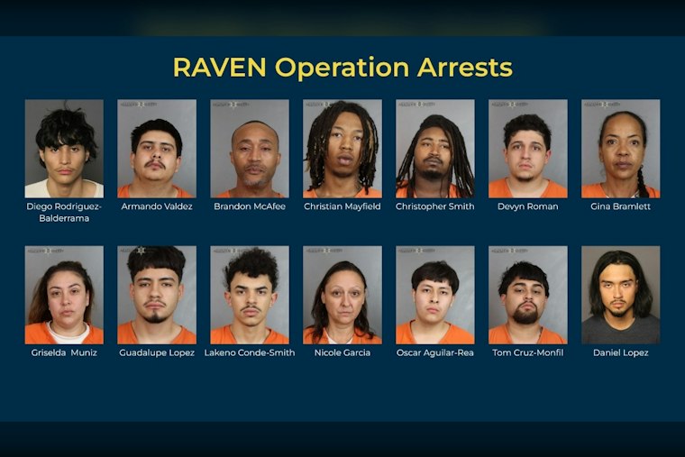 18 Arrested in Denver Metro RAVEN Task Force Investigation of Alleged Crime Ring