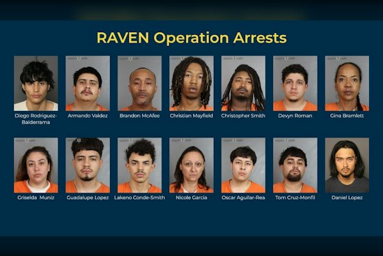18 Arrested in Denver Metro RAVEN Task Force Investigation of Alleged Crime Ring