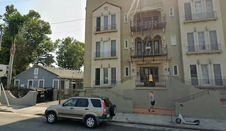 90 Firefighters Battle Blaze at East Hollywood Apartment Building