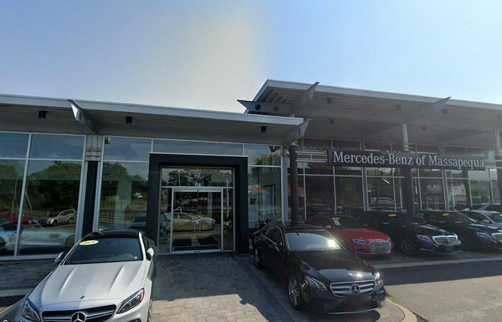 90-Year-Old Amityville Customer Hit by Car Inside Mercedes Service Bay, Now Suing