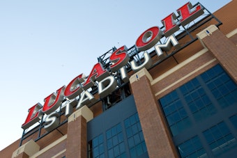 92 Marching Bands Descend On Lucas Oil Stadium For Indy Super Regional