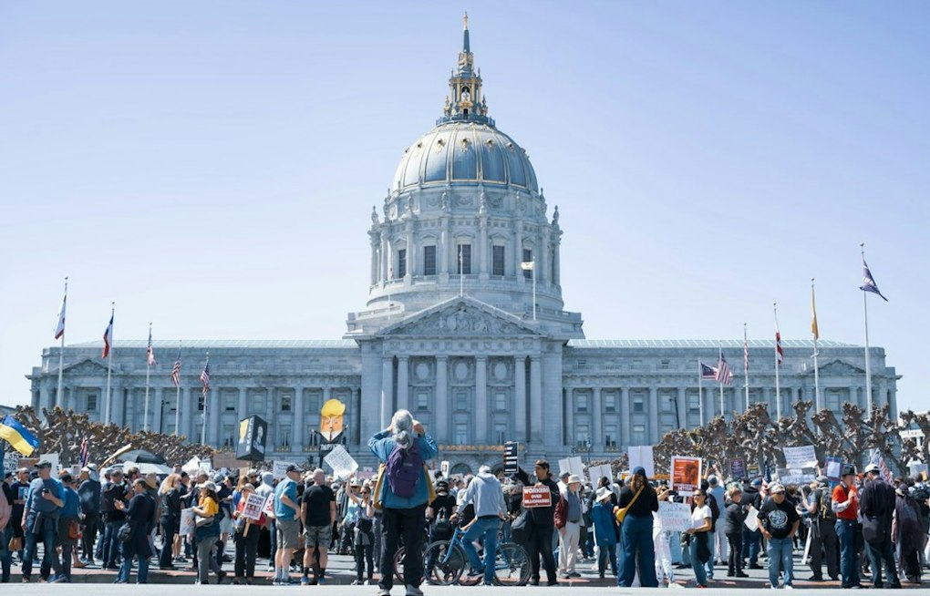 About Two Dozen Protesters Demand AI Freeze Outside OpenAI's Mission Bay Office