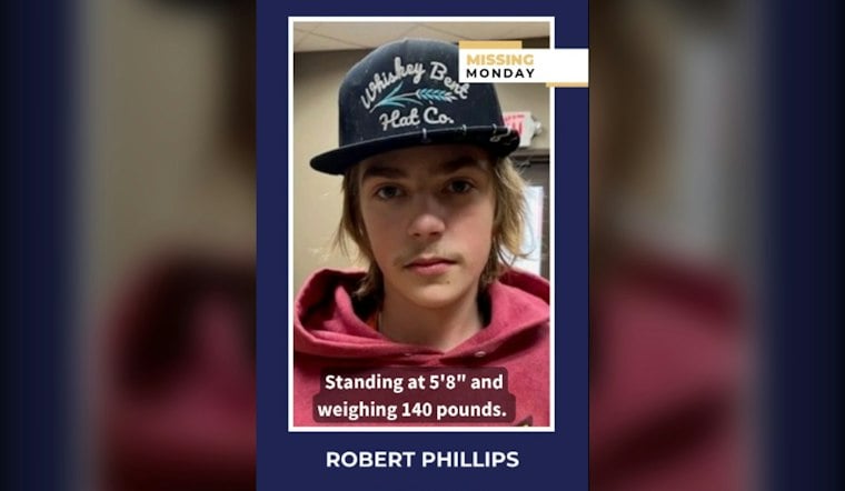Antioch Teen Robert Phillips Missing Since Last Fall, TBI Renews Public Appeal