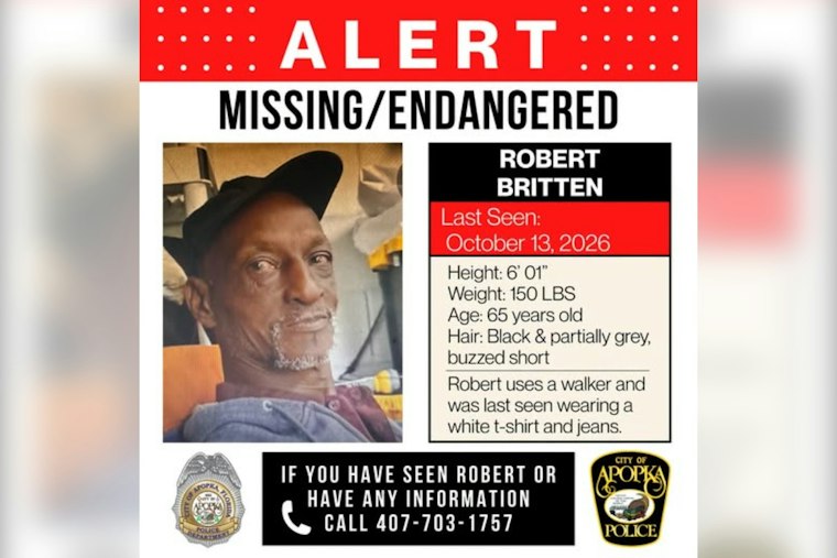 Apopka Man, 65, Who Needs a Cane Missing Since Last Tuesday, Police Say