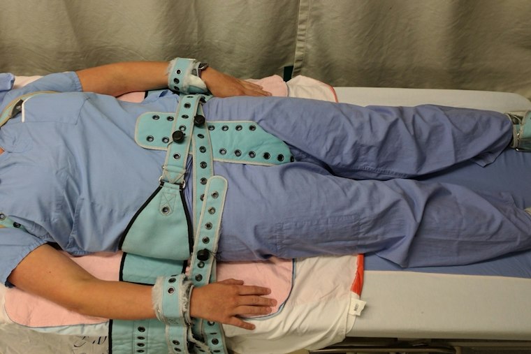 Atlanta Health Workers Rally Against Shackling Patients to Hospital Beds 24/7