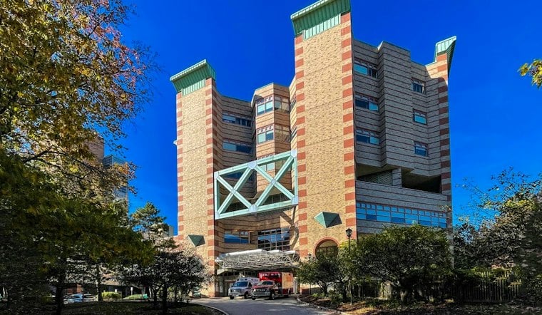 Batman and Spider-Man Rappel Down Providence Hospital, Delighting Young Patients