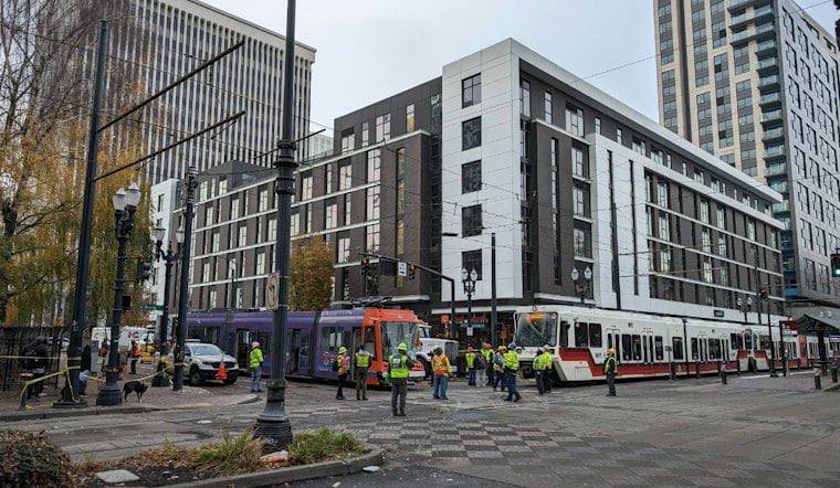 Battery Sparks Train Fire on SE McLoughlin Boulevard, Passengers Get Out Safely