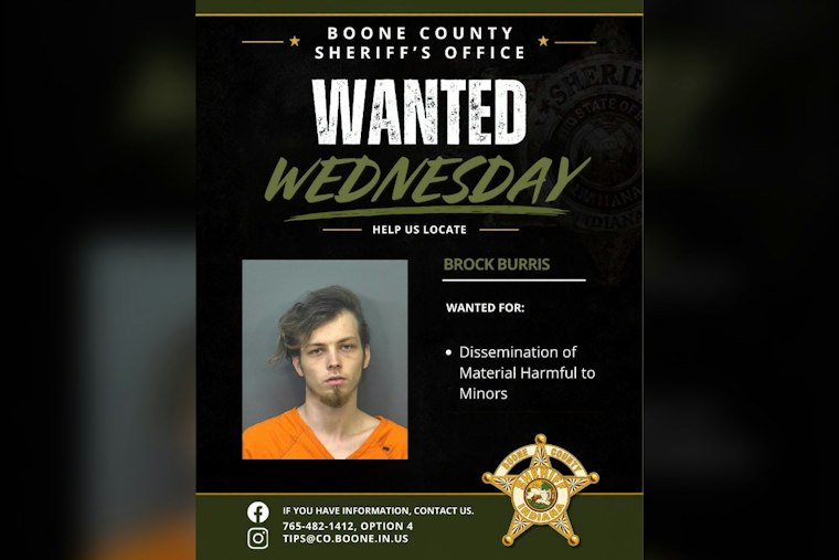 Boone County Sheriff Seeks Public's Help Finding Brock Burris in Minors Case