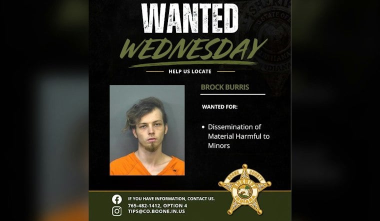 Boone County Sheriff Seeks Public's Help Finding Brock Burris in Minors Case