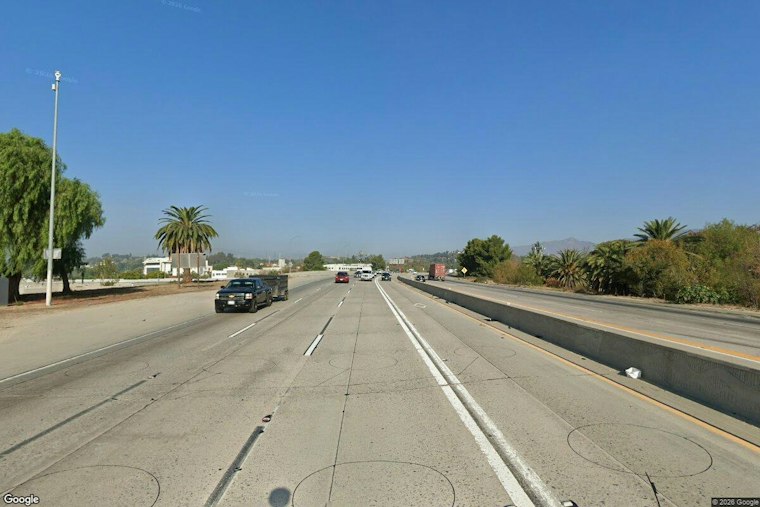 Box Truck Dangles Over I-5 in Mission Hills After Fiery Crash Hospitalizes Riders