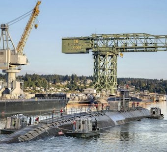 Bremerton Navy Shipyard Lands $15B Overhaul, Historic Crane in Focus