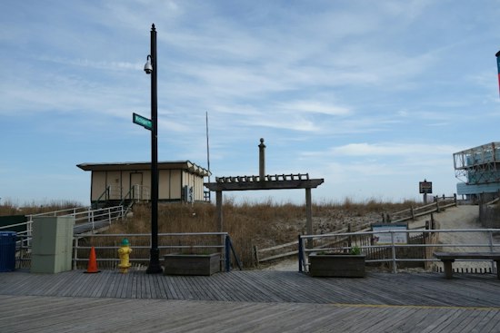 Bronx Driver Crashes Through Fence Onto Atlantic City Boardwalk, Gets Stuck in Dunes