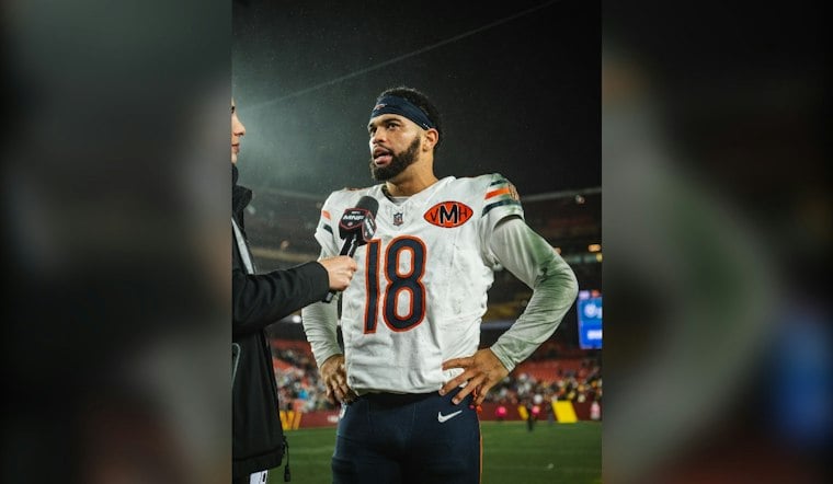 Caddix CEO Vows to Cover Caleb Williams' $11,941 Fine for Uncovered Logo, and the Next One