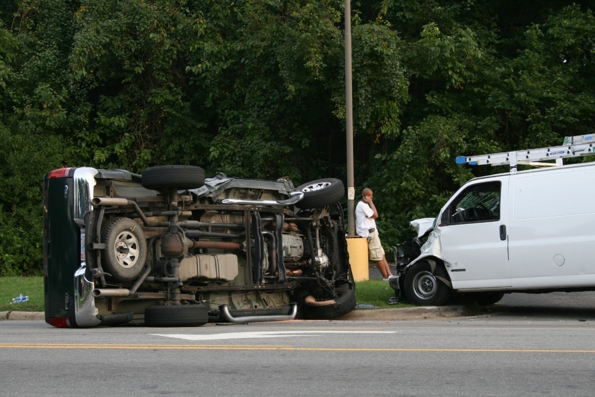 Cambridge Township Pickup Rollover Leaves Driver Seriously Hurt, Child Airlifted as Precaution