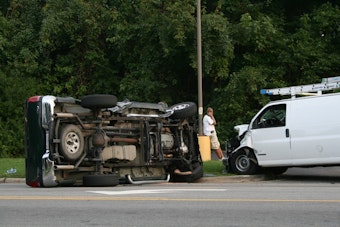 Cambridge Township Pickup Rollover Leaves Driver Seriously Hurt, Child Airlifted as Precaution