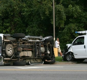 Cambridge Township Pickup Rollover Leaves Driver Seriously Hurt, Child Airlifted as Precaution