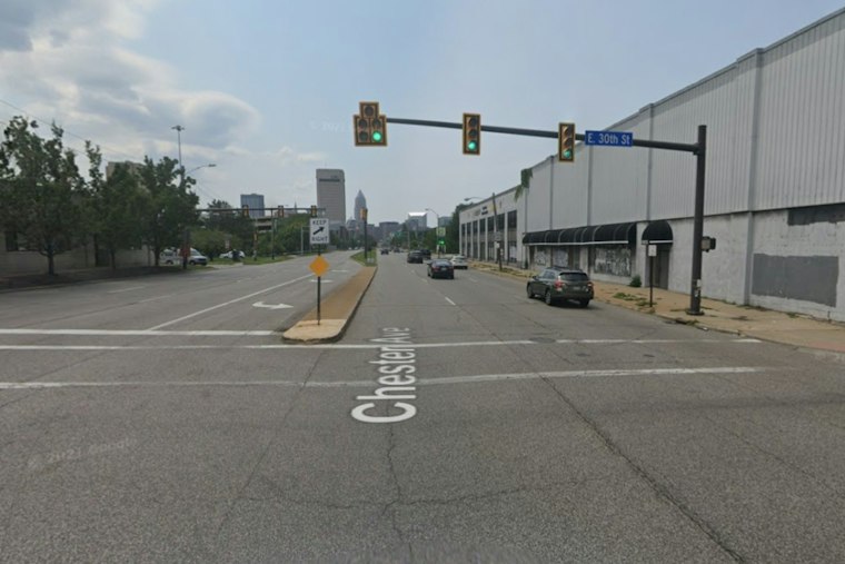 Car Flips on Roof at Downtown Cleveland Intersection With History of Violent Crashes