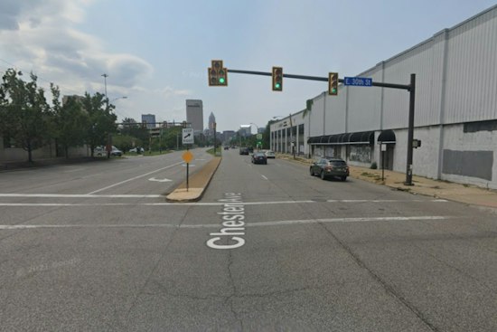 Car Flips on Roof at Downtown Cleveland Intersection With History of Violent Crashes