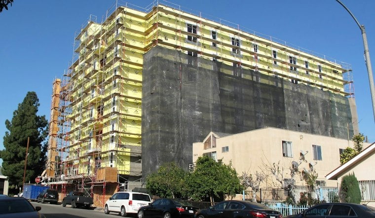 Car-Free 50-Unit Project Nears Completion on Pico Blvd in Cheviot Hills