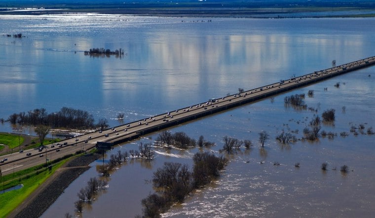 Car Plunges Into Willow Slough Bypass Near Davis, One Dead, Fuel Spills Into Water