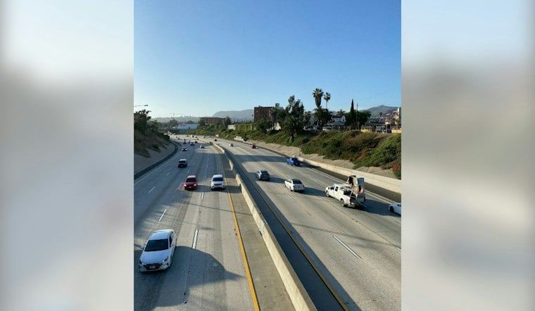 Car Slams Into Freeway Pillar Near LAX, Bursts Into Flames, Killing One