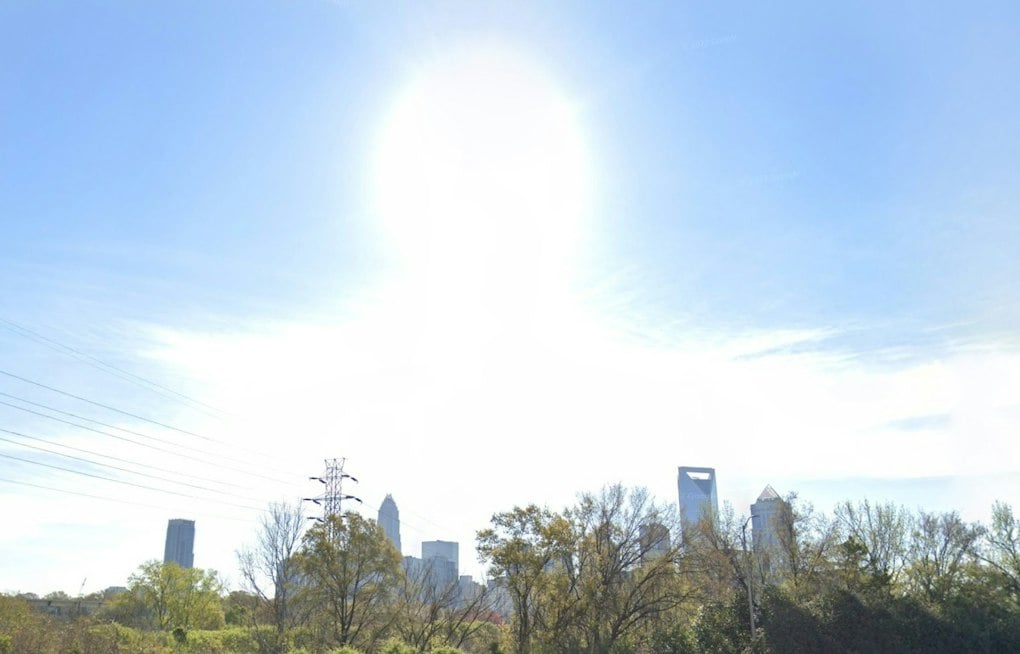 Charlotte Fog Fades to Springlike Sizzle Before Weekend Washout Looms