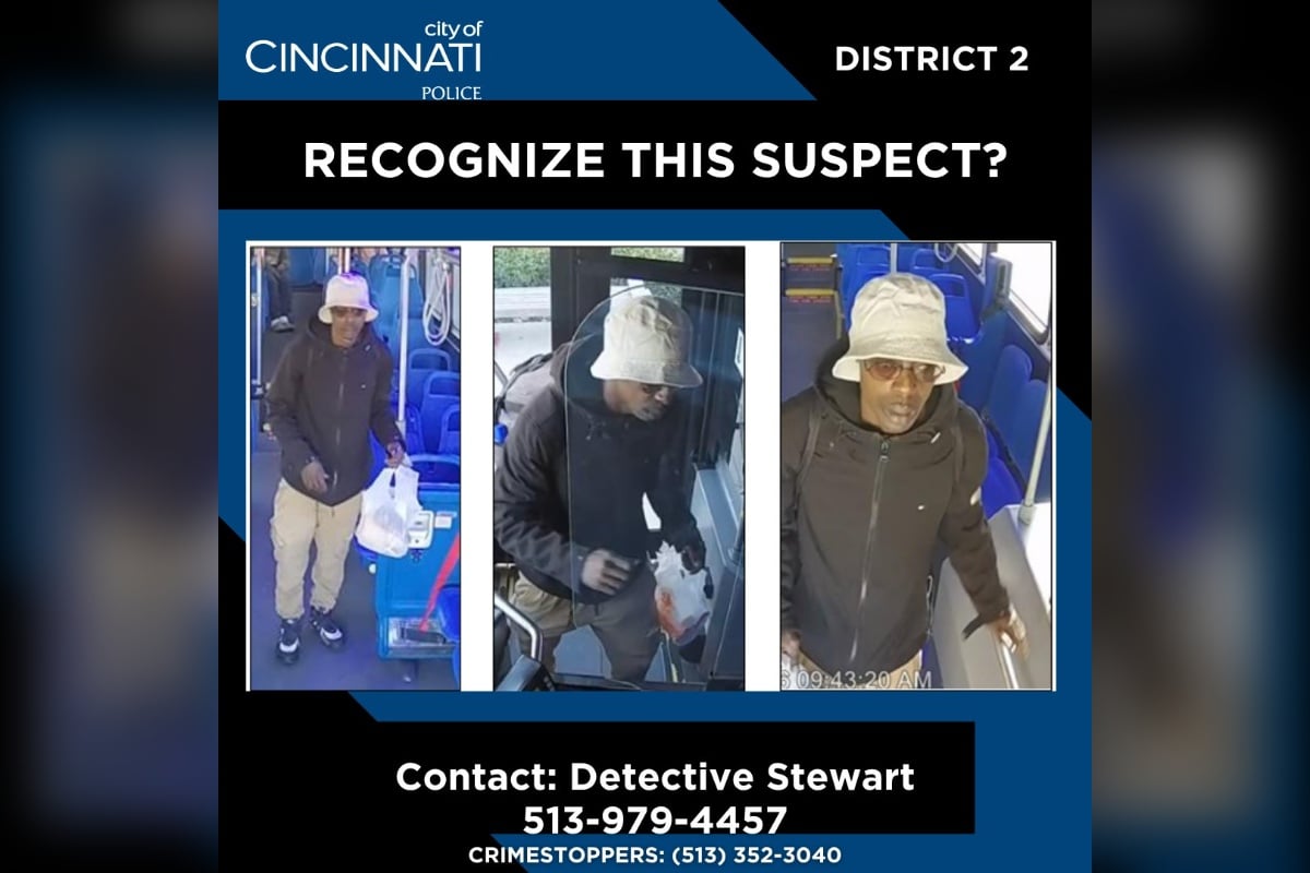 Cincinnati Police Seek Suspect in Madison Road Bus Theft