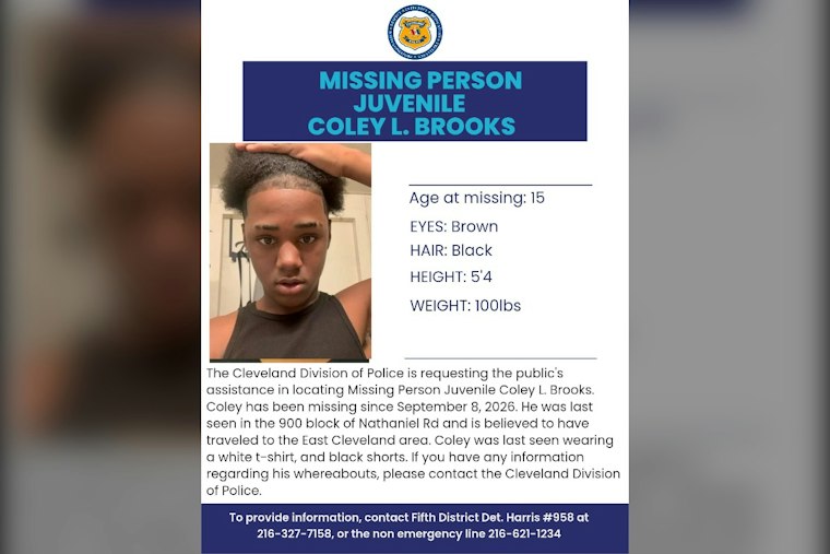Cleveland Police Seek Help Finding Coley Brooks, Missing Since September